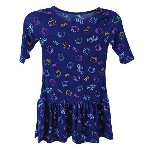 Hello Kitty Blue Signature Kitty Cat Jersey Knit Soft Dress – Small/Medium NWOT - Picture 12 of 16